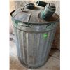 Image 3 : Metal Oil Can and Large Corrugated Metal Fuel Can