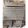 Image 2 : Metal Watering Can and Wooden Folding Table Set