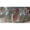 Image 2 : Galvanized Metal Wash Tub with Eight Glass Milk Bottles
