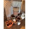 Image 1 : Planters and Pots, Ceramic, Plastic and Wood