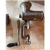 Image 4 : Three Manual Metal Meat Grinders (Made in England, Moravia, Czechoslovakia)