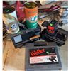 Image 1 : Workshop Lot: MotoMaster Battery Charger, Weller Soldering Gun, Craftsman Sander, Motor Oil
