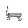 Image 1 : Metal Pull Wagon with Four Wheels and Handle