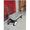 Image 2 : Metal Pull Wagon with Four Wheels and Handle