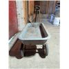 Image 5 : Metal Pull Wagon with Four Wheels and Handle