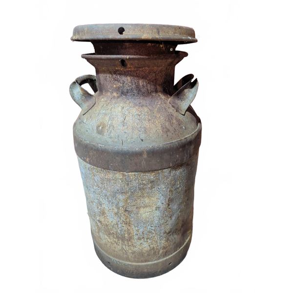 Metal Milk Can with Lid
