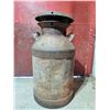 Image 5 : Metal Milk Can with Lid