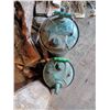 Image 3 : Vintage Metal Gas Cans with Spouts and Handles