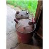 Image 3 : Red Metal Gasoline Cans with Handles
