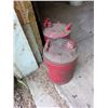 Image 4 : Red Metal Gasoline Cans with Handles
