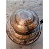 Image 3 : Railroad Lantern and Two Metal Hard Hats