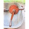 Image 3 : Hand Crank Rotary Pump, Galvanized Tub and Sad Iron