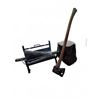 Image 1 : Firewood Splitting Set with Vintage Kindling Cradle and Axes
