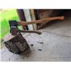 Image 7 : Firewood Splitting Set with Vintage Kindling Cradle and Axes