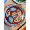 Image 5 : 5 Vintage Metal Trays and 2 Blue Enamel Bowls