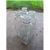 Image 3 : Metal Toy Baby Carriage and Four Glass Bottles