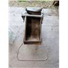 Image 4 : Metal Toy Baby Carriage and Four Glass Bottles