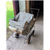 Image 7 : Metal Toy Baby Carriage and Four Glass Bottles