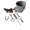 Image 1 : Barn and Stable Equipment Including Metal Bucket