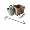 Image 1 : Vintage Farm Tools And Wooden Crate