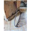 Image 4 : Vintage Farm Tools And Wooden Crate