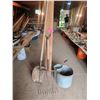 Image 2 : Farm Tools: Shovel, Pitchfork, Metal Bucket and Strainer