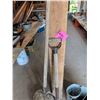 Image 6 : Farm Tools: Shovel, Pitchfork, Metal Bucket and Strainer