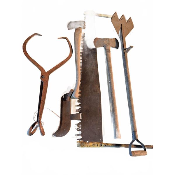 Vintage Logging and Ice Harvest Tools