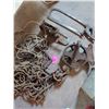 Image 2 : Vintage Farm Tools and Rope Block Pulleys