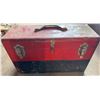 Image 5 : Ramset Metal Toolbox with Assorted Hand Tools and Grinding Wheels