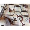 Image 3 : Hand Tools Including Hand Saws, Braces, and Scissors