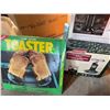 Image 2 : Camping Supplies Assortment Including Lantern, Toaster, Propane Tank, and Hardware