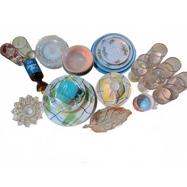 Lot of Dinnerware and Glassware
