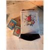 Image 4 : Metal Matchbox Holder with Fruit Design and Match Related Items