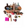 Image 1 : Vintage Bottles, Spice Tins, and Shaving Accessories Lot