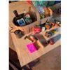 Image 3 : Vintage Bottles, Spice Tins, and Shaving Accessories Lot