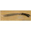 Image 2 : Southeast Asian/Montagnard  curved blade short  sword with wood scabbard, approx. 22” overall with  