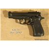 Image 2 : Beretta model 85F DA semi-auto pistol, 9 mm short  cal., 3-3/4” barrel, black finish, checkered  Ber