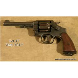 Smith & Wesson Model 1917 DA revolver, 1937  Brazilian Contract marked, .45 cal., 5-1/2”  barrel, mi