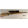 RUGER 10/22, # 241-12957, .22 LR., 18" Midway bull  barrel, laminated green, black and brown heavy  