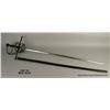 Indian copy of a German rapier with scabbard,  approx. 45” overall with a 38” blade in overall  good