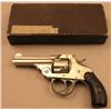 Image 2 : Iver Johnson DA top-break revolver, .32 cal., 3”  barrel, nickel finish, black hard rubber grips,  #
