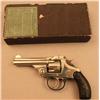 Image 2 : Iver Johnson DA top-break revolver, .32 cal., 3”  barrel, nickel finish, black hard rubber grips,  #