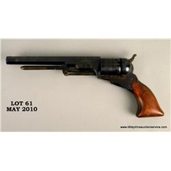 Uberti copy of a Colt Texas Paterson percussion  revolver.36 cal., 7-1/2” octagon barrel with  loadi