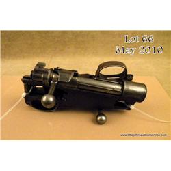 Lot of 2 Mauser actions; one CZ VZ-24 #PR7888, in  fair to good condition, with 30%-40% of the  orig