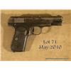 Colt Model 1903 semi-auto pistol, .32 cal., 4”  barrel, blue finish, checkered Colt black hard  rubb