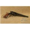 Image 2 : REMINGTON Model 1858, #121152, .44 cal., 8"  barrel, reblued finish, smooth walnut grips.   Revolver