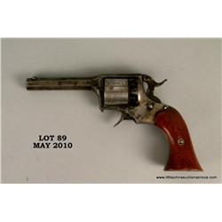 Remington Ryder pocket model percussion revolver  with extended grips strap and wood grips, #301.  T