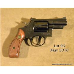 SMITH & WESSON 19-3, # 1K38400, .357 mag., 3"  pinned barrel, adjustable sights, checkered  medallio