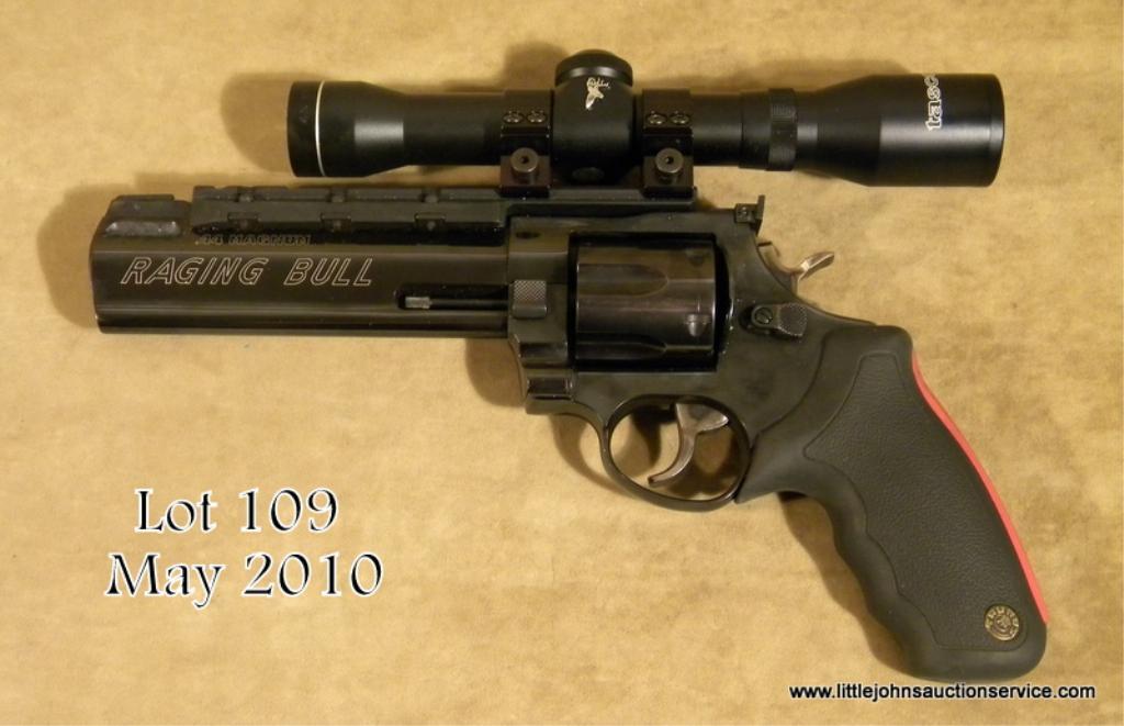 Taurus Raging Bull Model DA revolver, .44 Magnum cal., 6-1/2” barrel ...